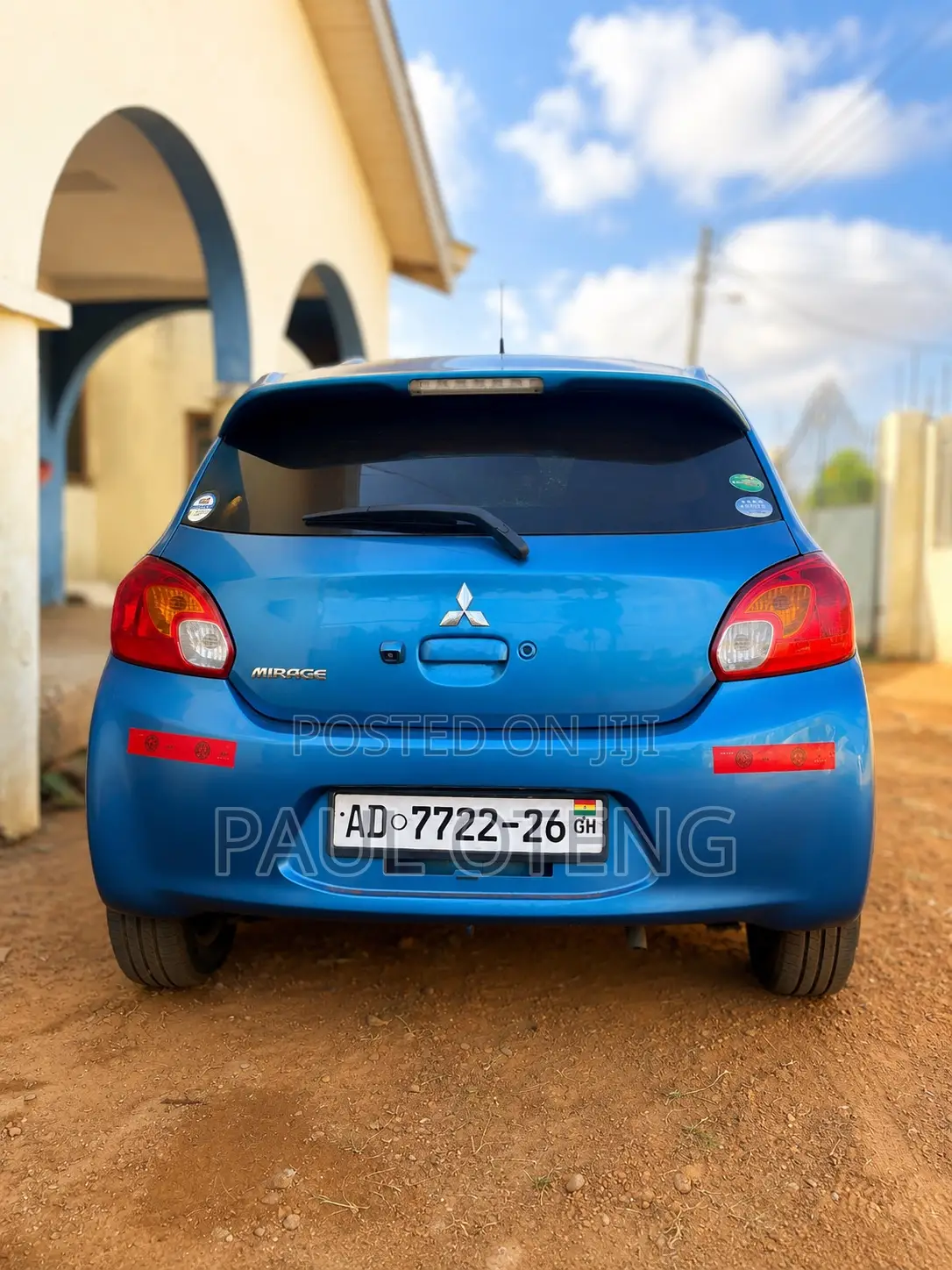 Mitsubishi Mirage 2012 Blue