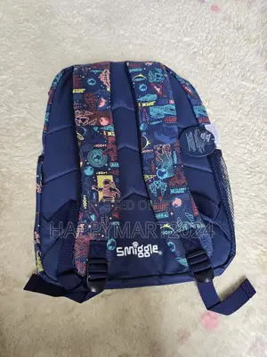 Smiggle Unisex Space Astronaut Print Waterproof Student School Bag