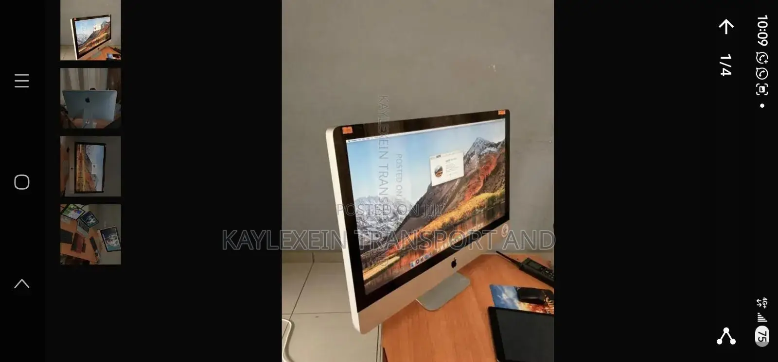 Desktop Computer Apple iMac 8GB Intel Core i5 HDD 1T