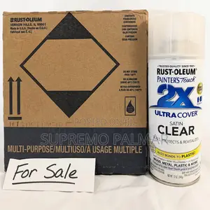 Satin Clear Spray Paint