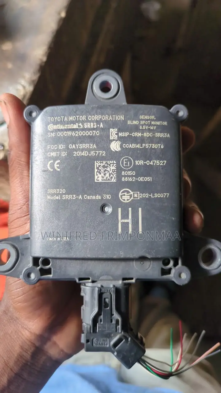 Toyota Highlander 2019,2020,2021,2022,2023 Blindspot Sensor