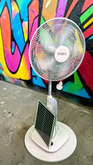 SamTek 16inch Rechargeable Solar Fan