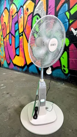 SamTek 16inch Rechargeable Solar Fan