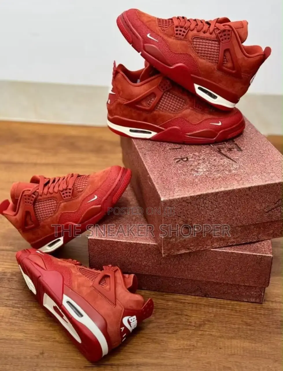 Jordan 4 Bike Red Color