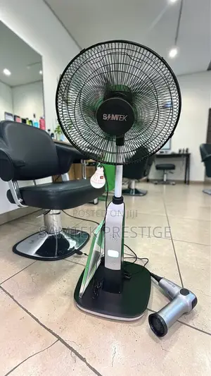 SamTek 18inch Rechargeable Solar Fan