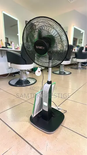 SamTek 18inch Rechargeable Solar Fan