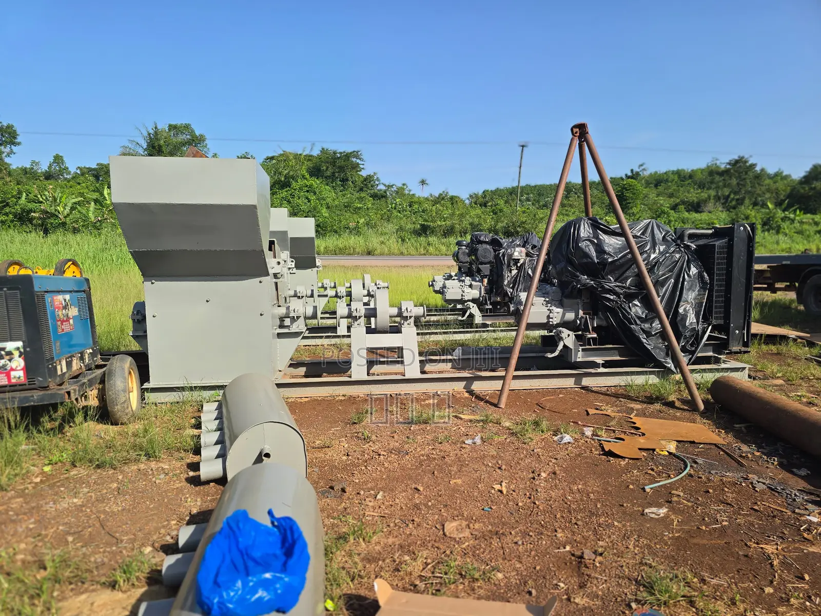 Diesel Engine Hammer Mill