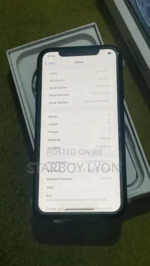 New Apple iPhone XR 128 GB Black