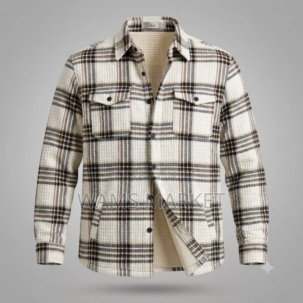 Dior Check Long Sleeved Shirts