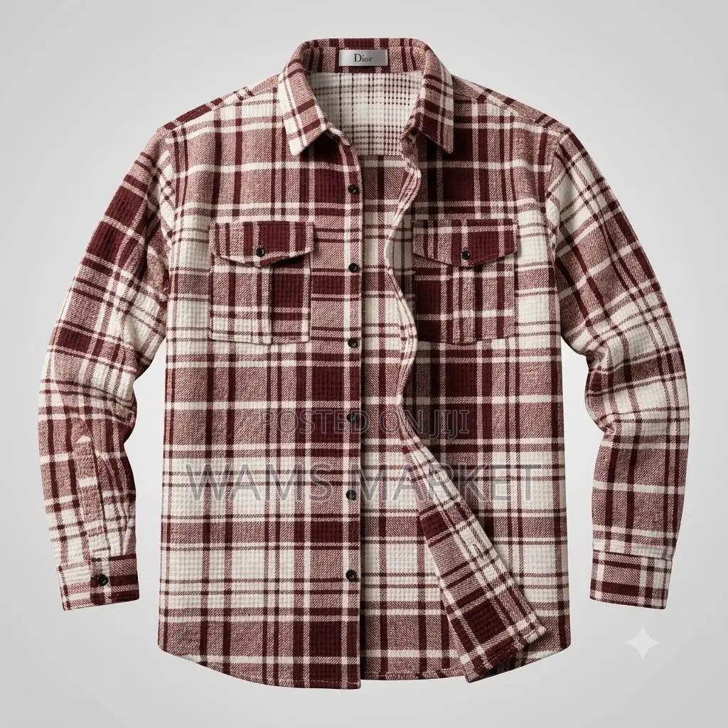 Dior Check Long Sleeved Shirts