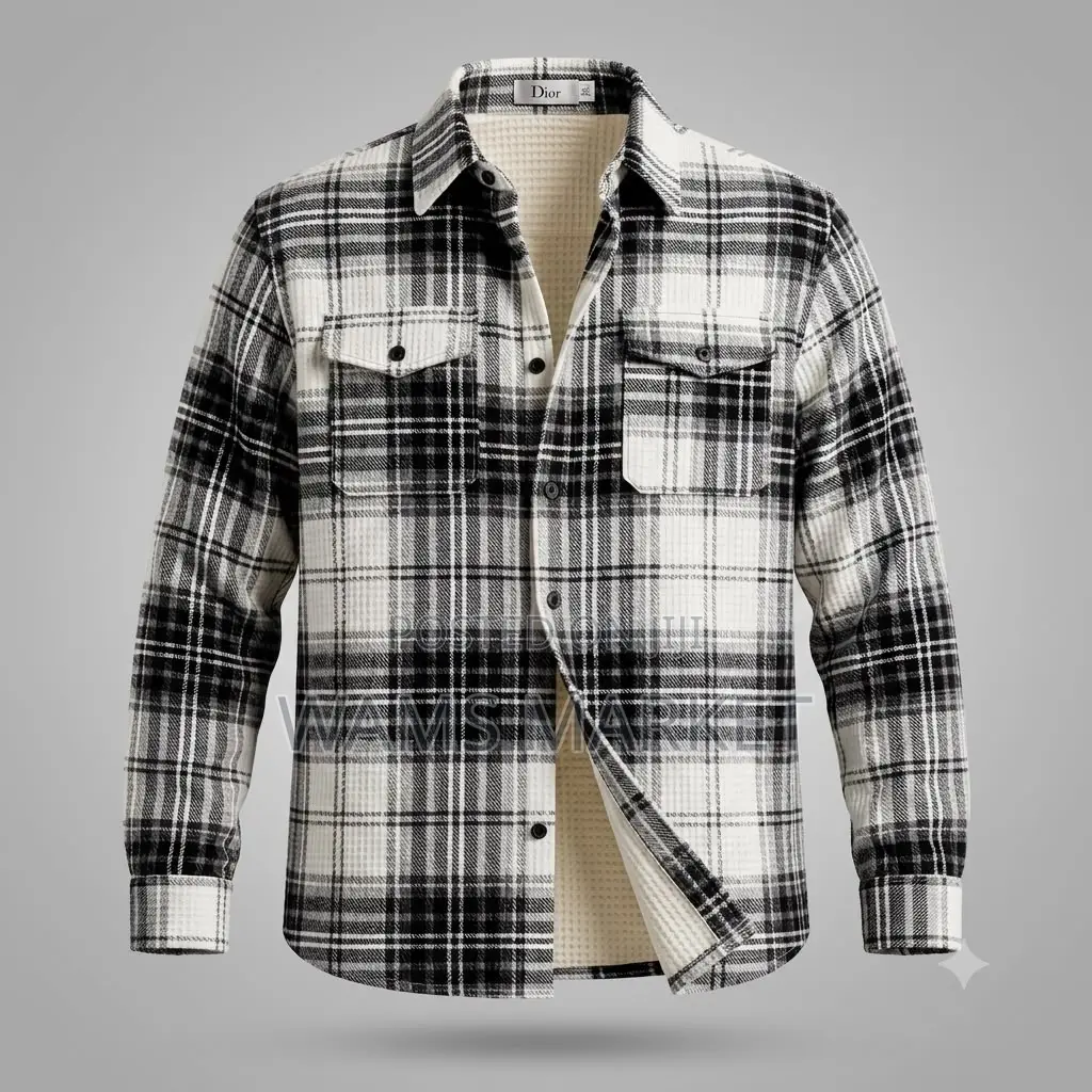 Dior Check Long Sleeved Shirts