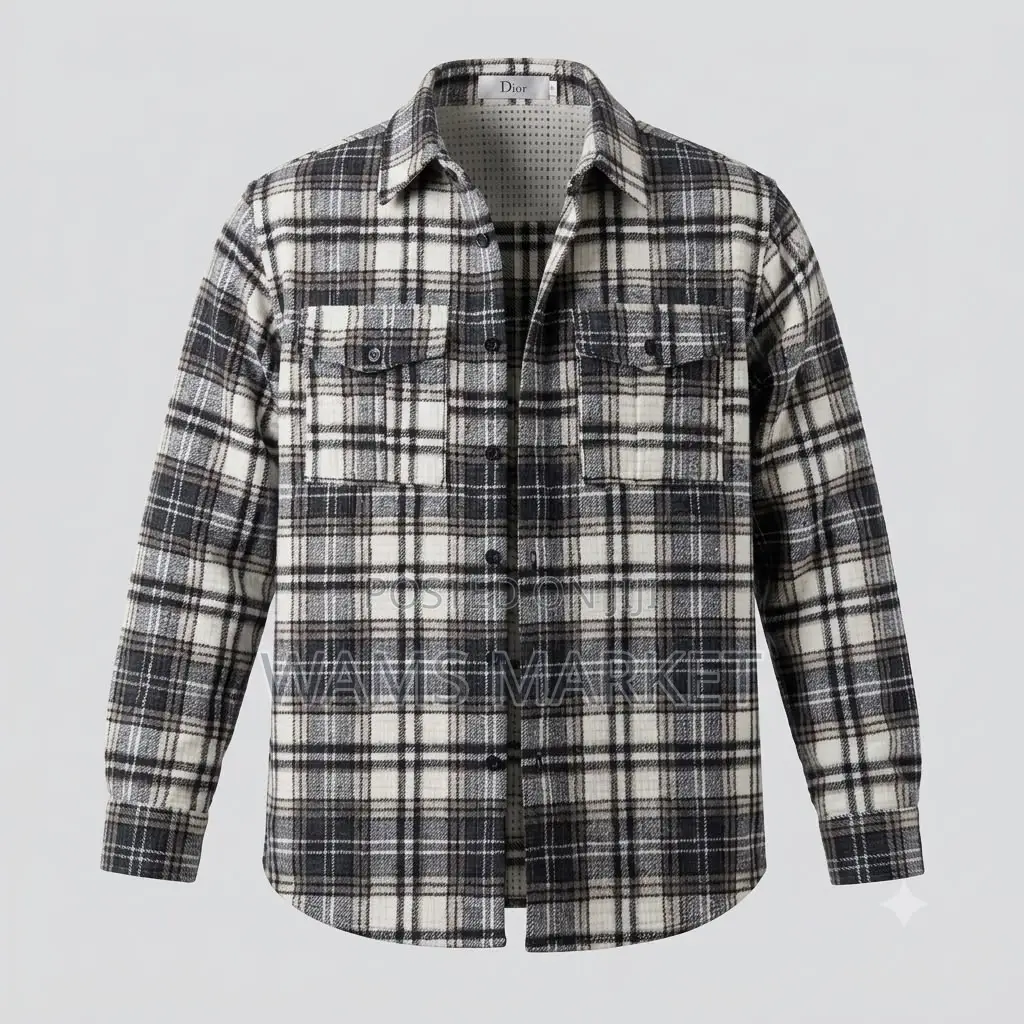 Dior Check Long Sleeved Shirts