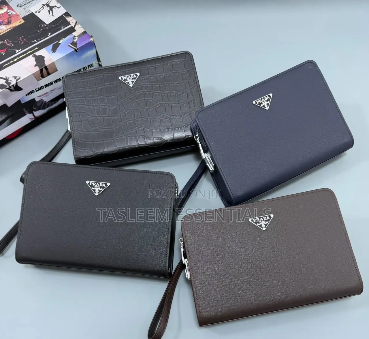 Men Clutch Bags (Prada)