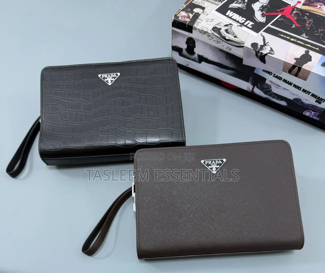 Men Clutch Bags (Prada)