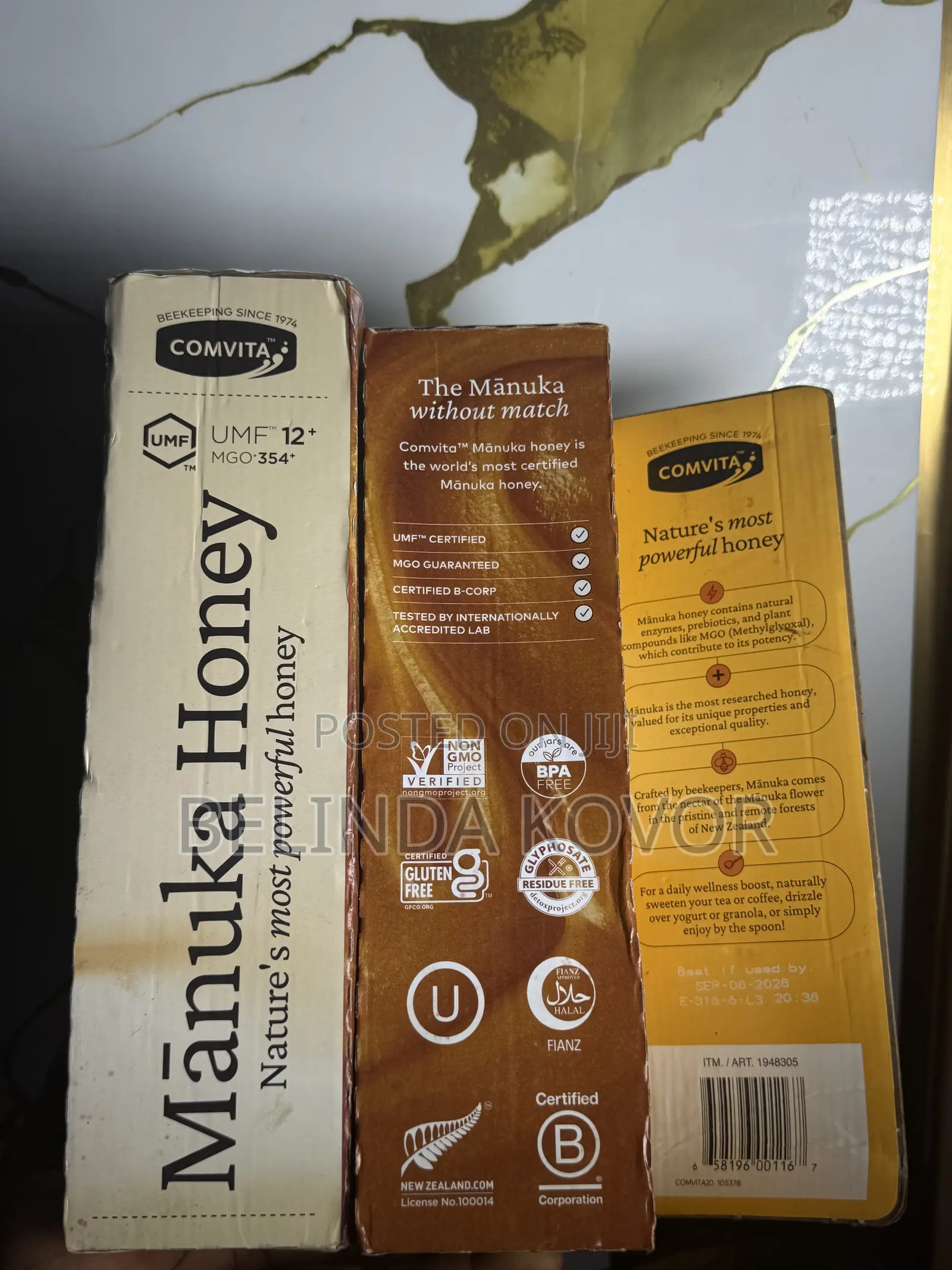 Comvita Manuka Honey 17.6 Oz (500g) New Zealand Raw Umf 12+, Mgo 354+