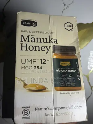 Comvita Manuka Honey 17.6 Oz (500g) New Zealand Raw Umf 12+, Mgo 354+