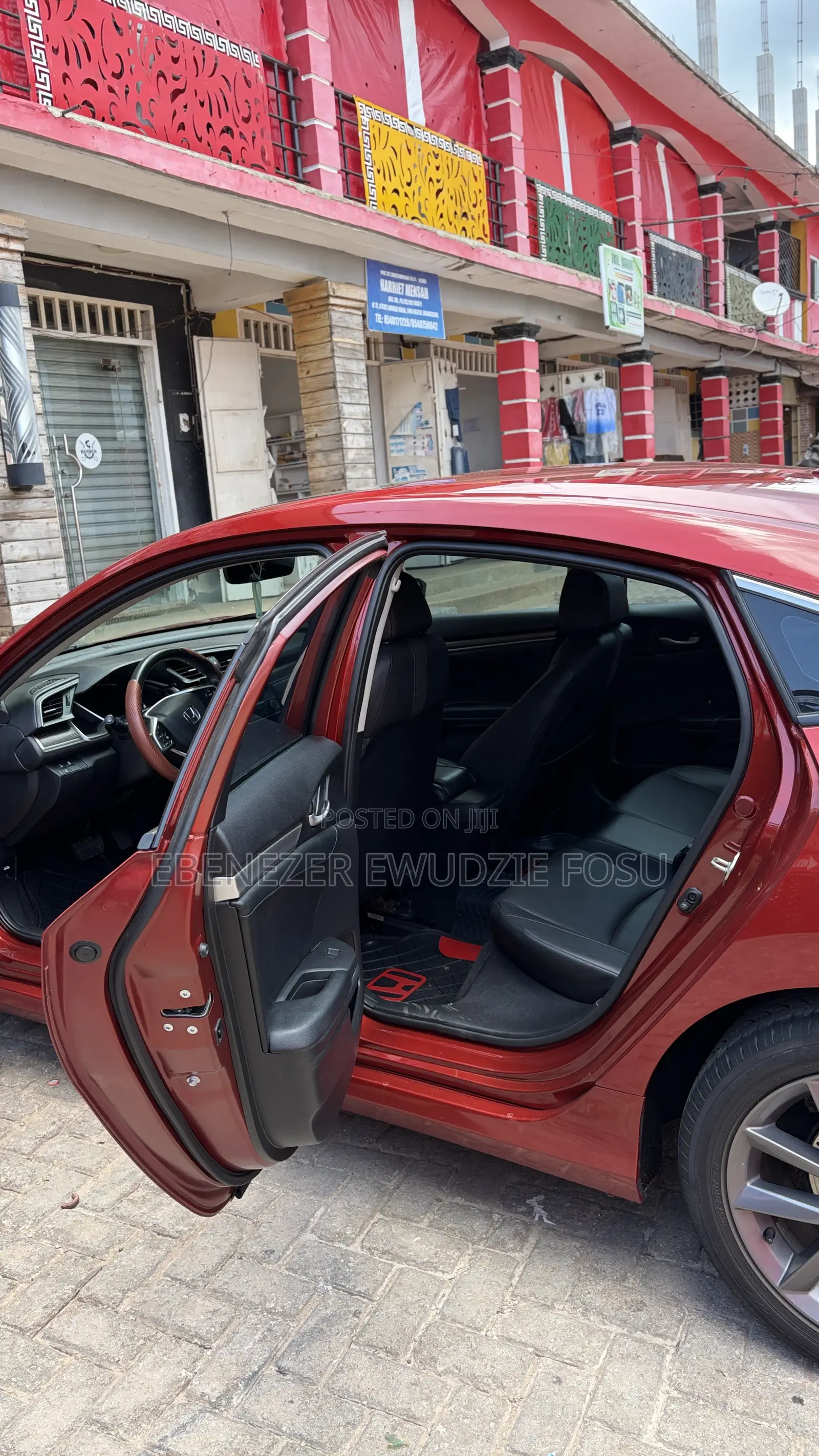 Honda Civic EX-L Sedan 2020 Burgundy