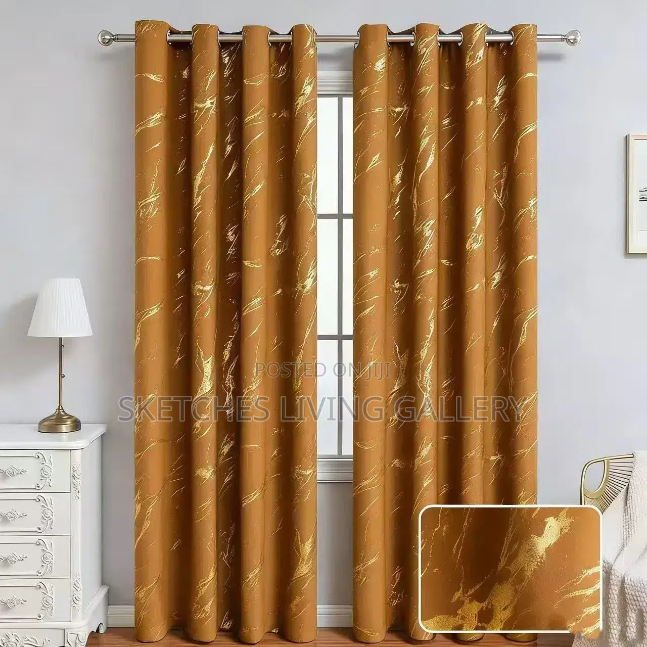 Transform Your Home With Elegant 2 Pieces Curtains.