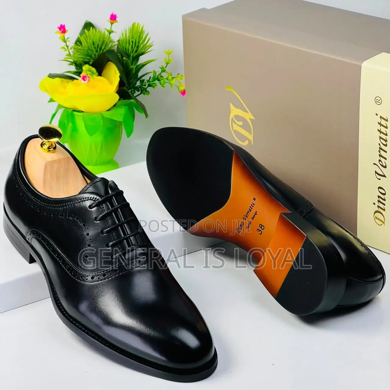 Dino Verratti Black Lace Men’s Shoe