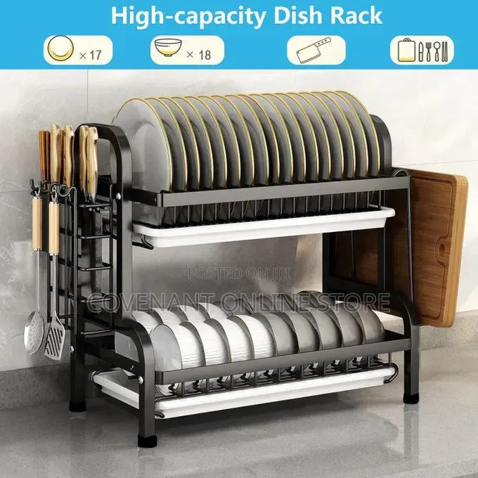 2 Tier Dish Rack for Kitchen Counter