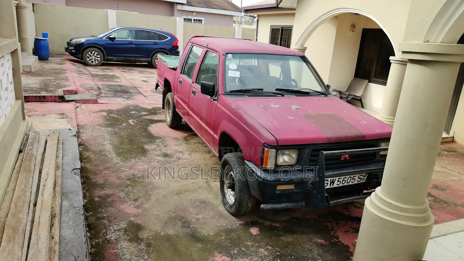 Mitsubishi L200 Double Cab 2.4 1987 Red
