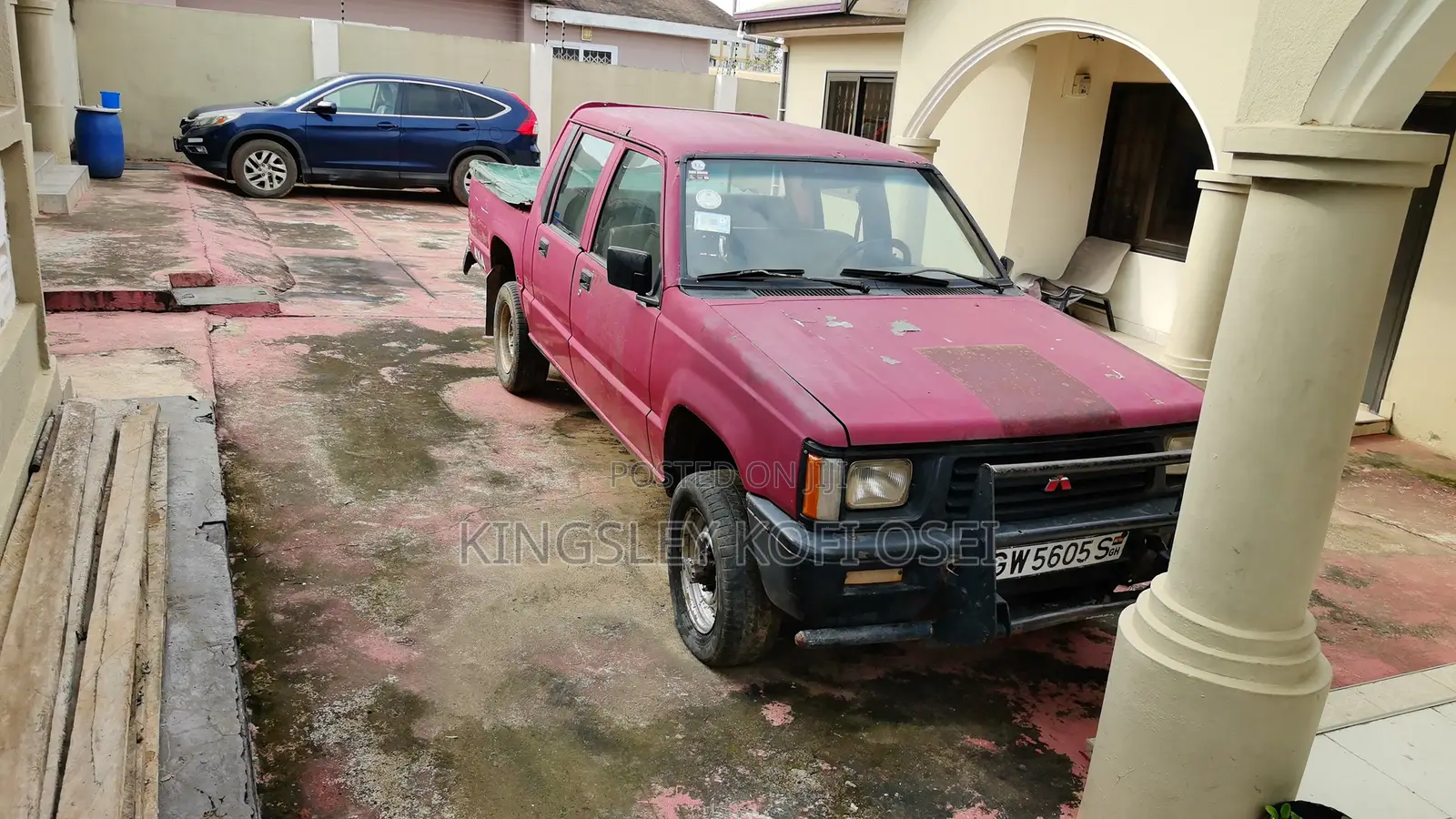 Mitsubishi L200 Double Cab 2.4 1987 Red
