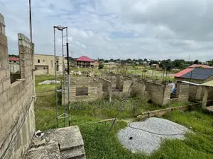 4bedroom Uncompleted Building , on Two PLTS 4sale at Amasaman Danchira