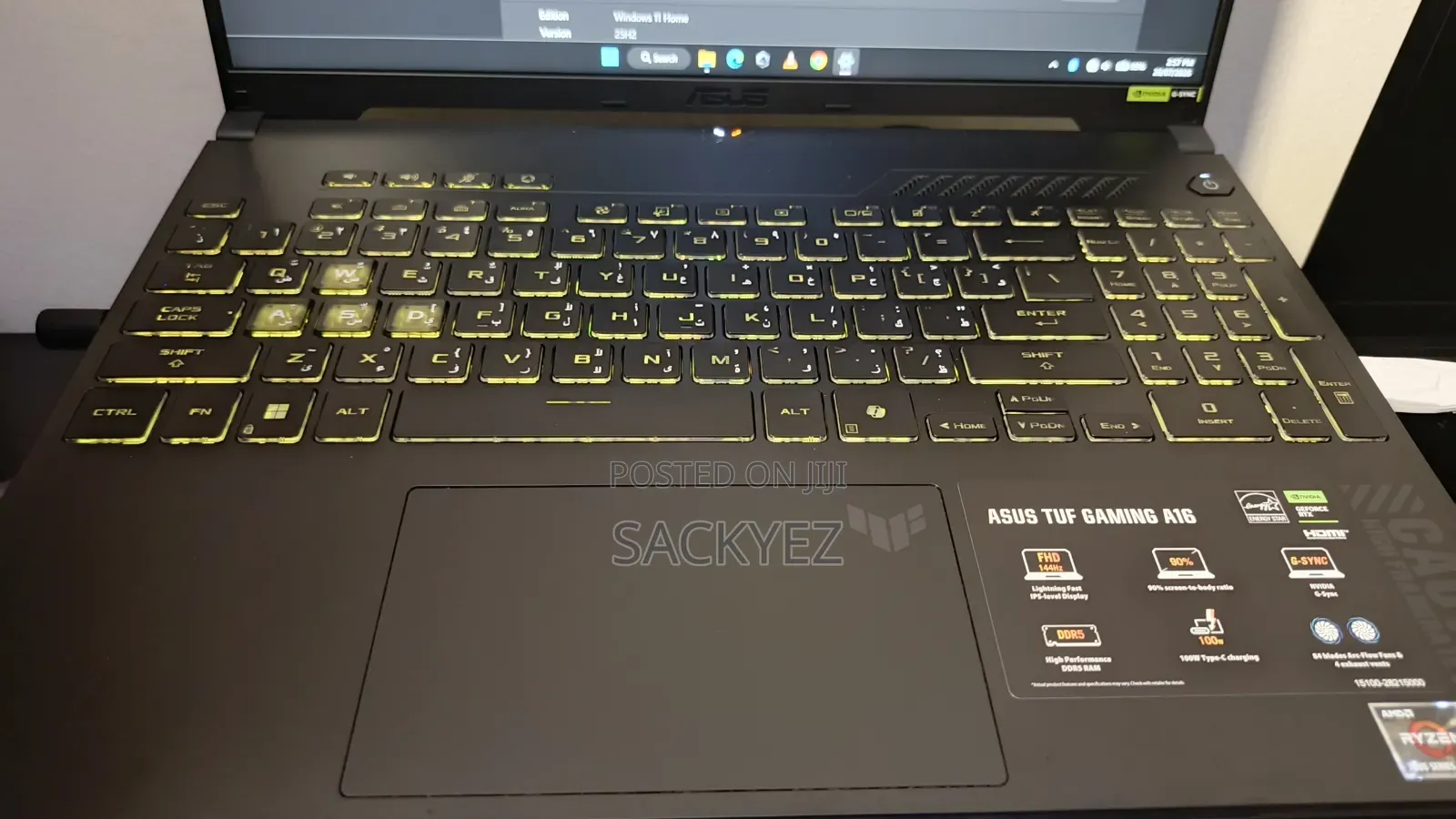 Laptop Asus TUF Gaming A16 16GB AMD Ryzen 7 SSD 1T