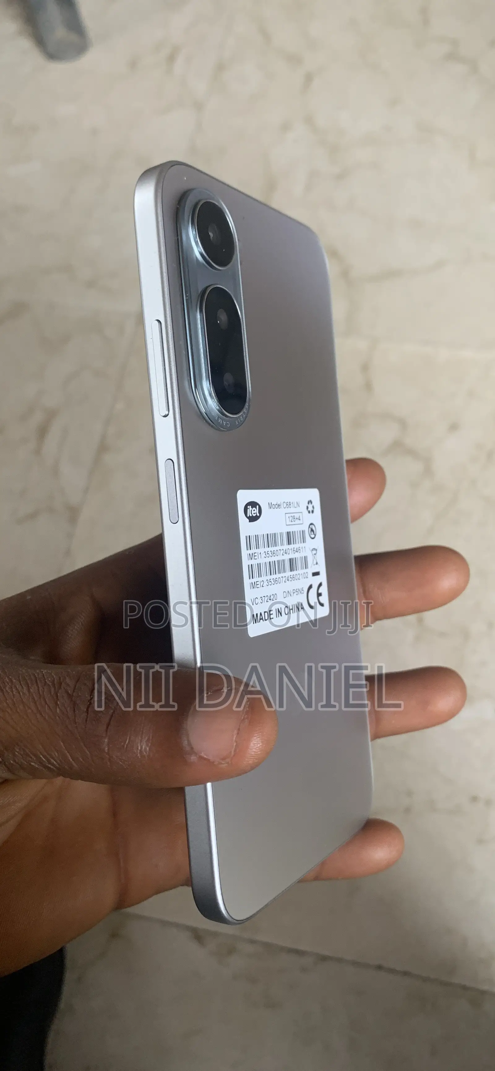 New Itel City 200 128 GB Gray