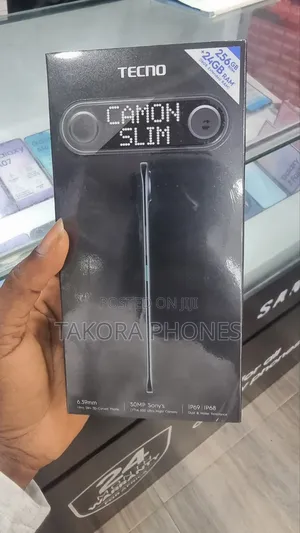 New Tecno Camon Slim 256 GB Black