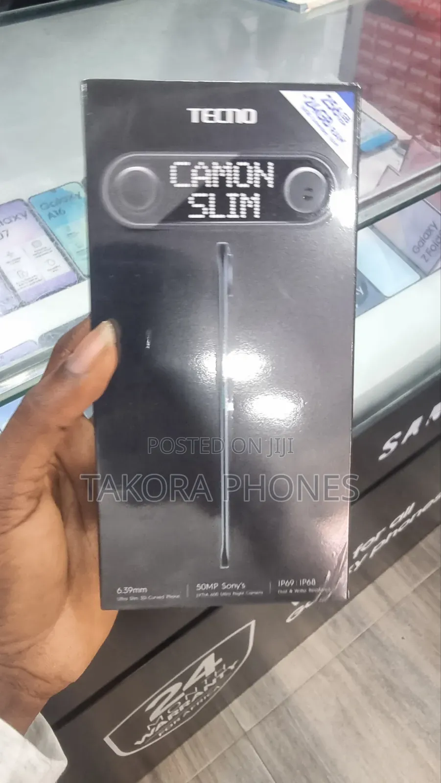 New Tecno Camon Slim 256 GB Black