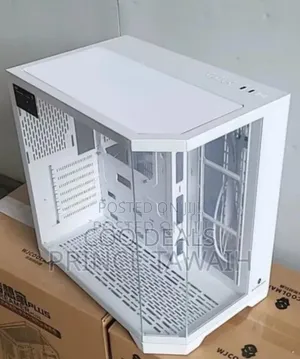 Acrylic Plexiglass Stylish Gaming PC Case 7 ARGB Fan + Remote