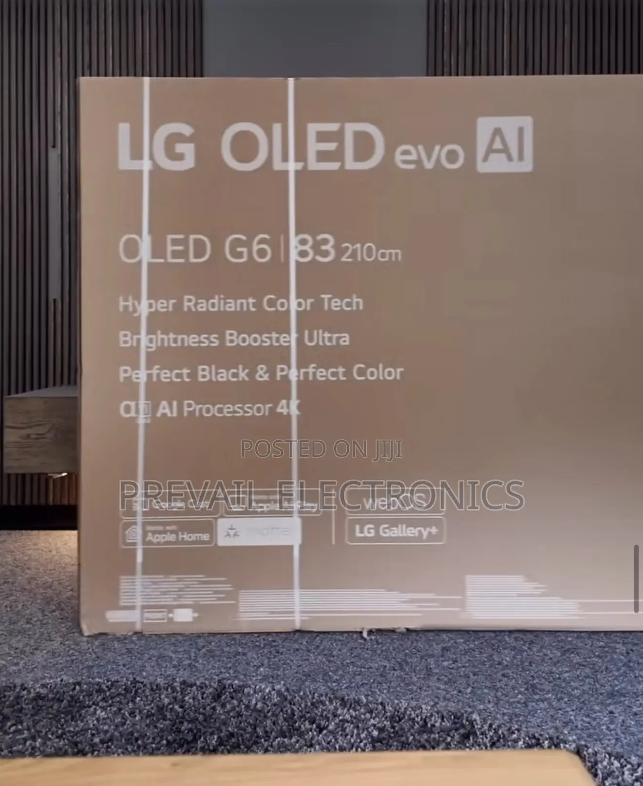 83 Inch Class LG OLED Evo AI G6 Smart TV 2026