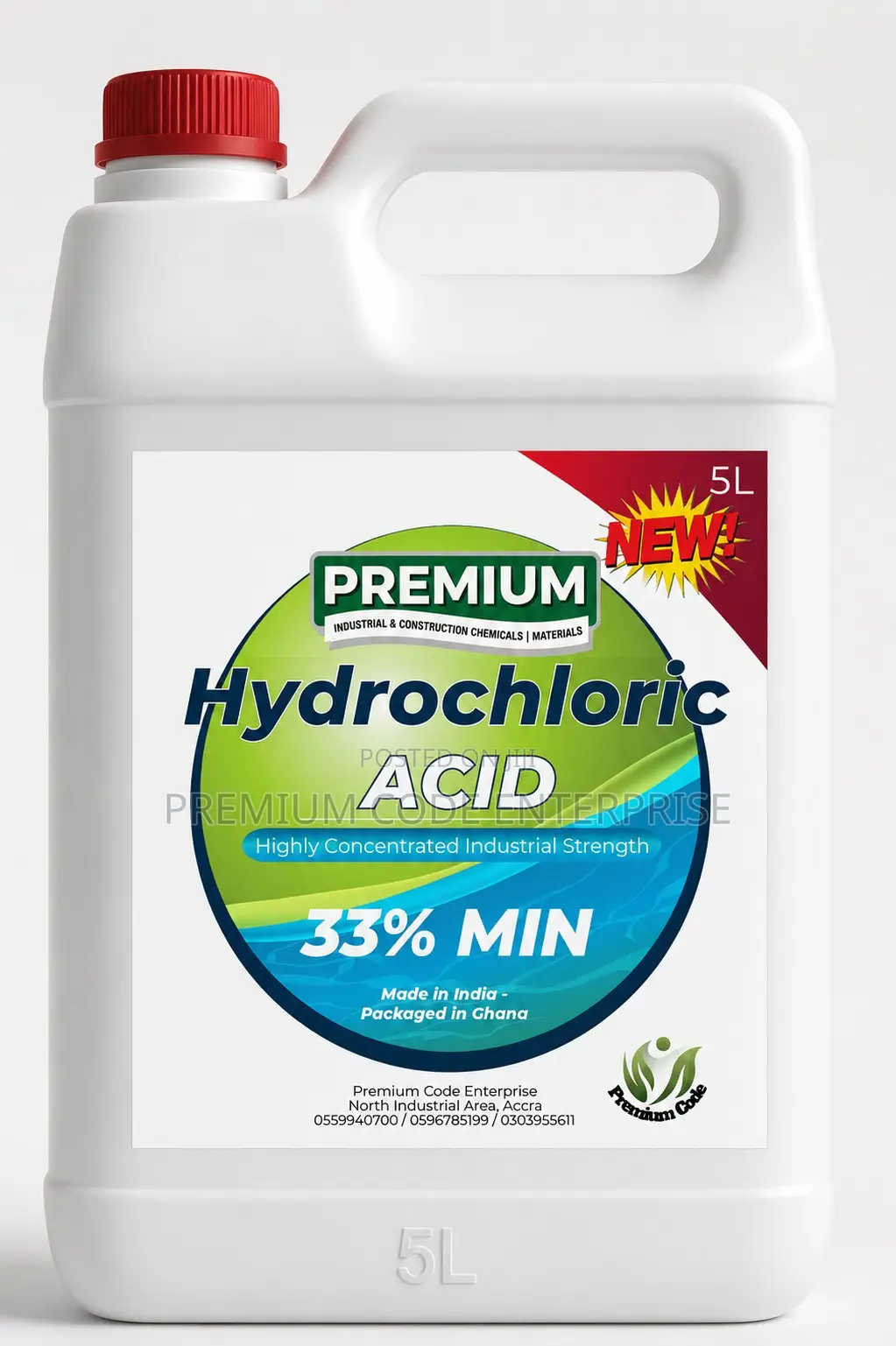 Acid for Floor Cleaning, 5 Liters