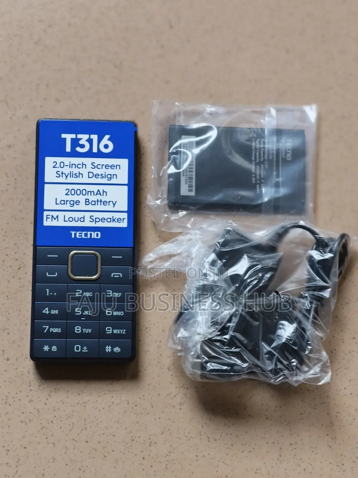New Tecno T316 Blue