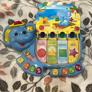 VTech Touch and Teach Elephant Book, Blue