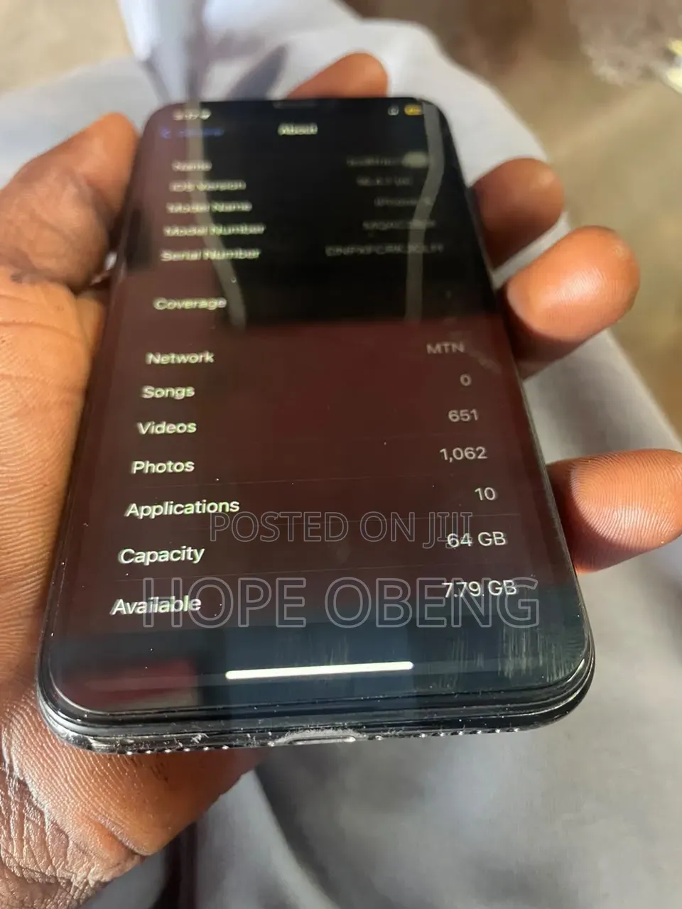 Apple iPhone X 64 GB Black