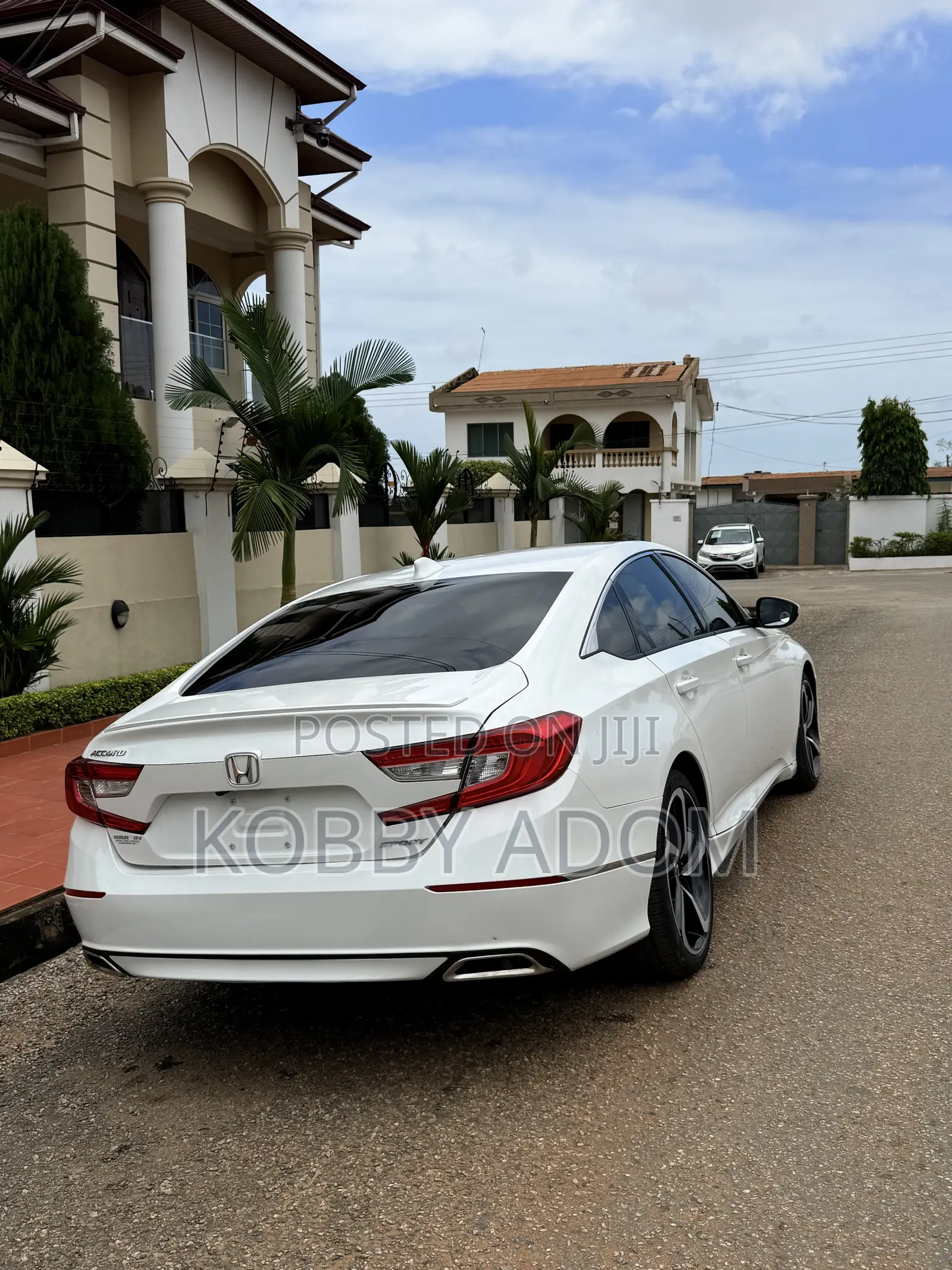 Honda Accord Sport (2.0L 4cyl Turbo 10A) 2019 White
