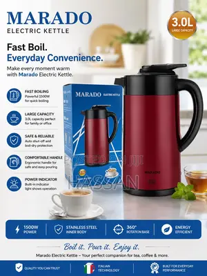 Electric Flask Kettle 3L
