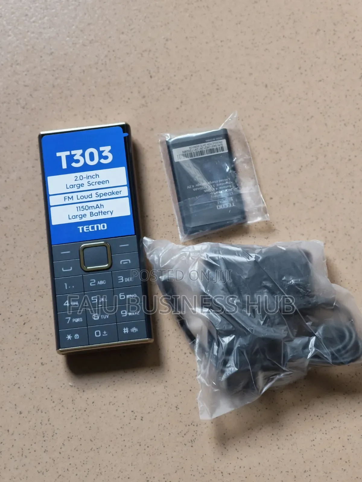 New Tecno T303 Black