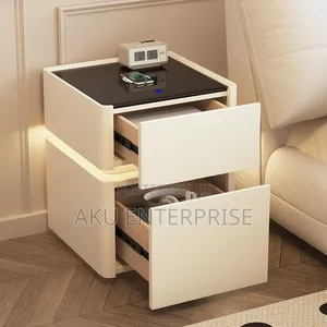 Smart Bedside Table, Built-in Safe Smart • Secure • Modern • Luxury