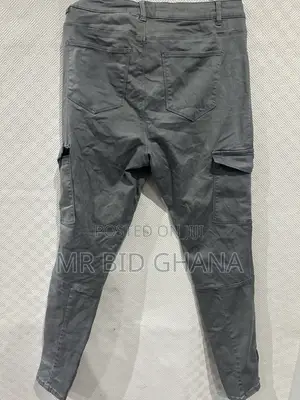 NEXT Women’s Grey Skinny High-Rise Cargo Jeans – UK 16 Long