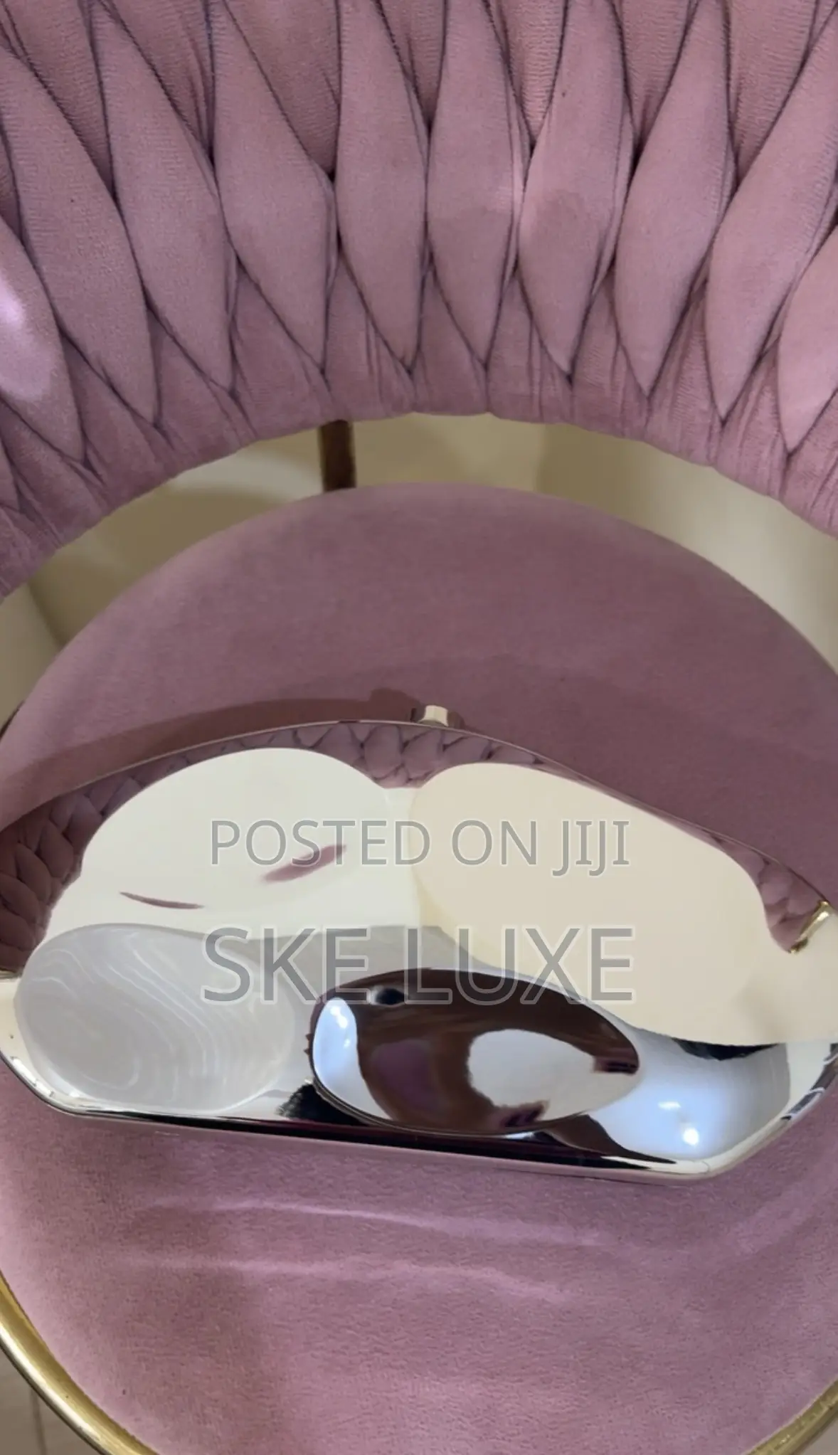 Luxury Metallic Sculpted Clutch Bag