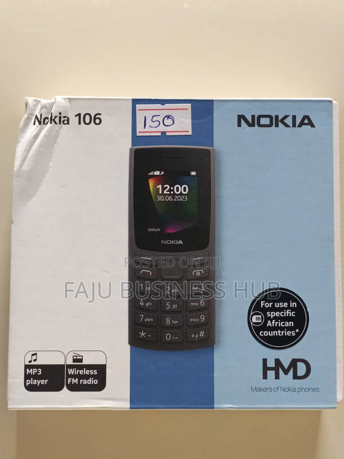 New Nokia 106 Black