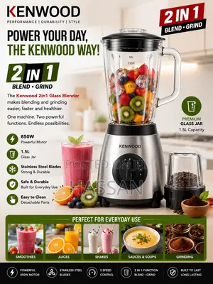 Glass Blender 1.5Litres