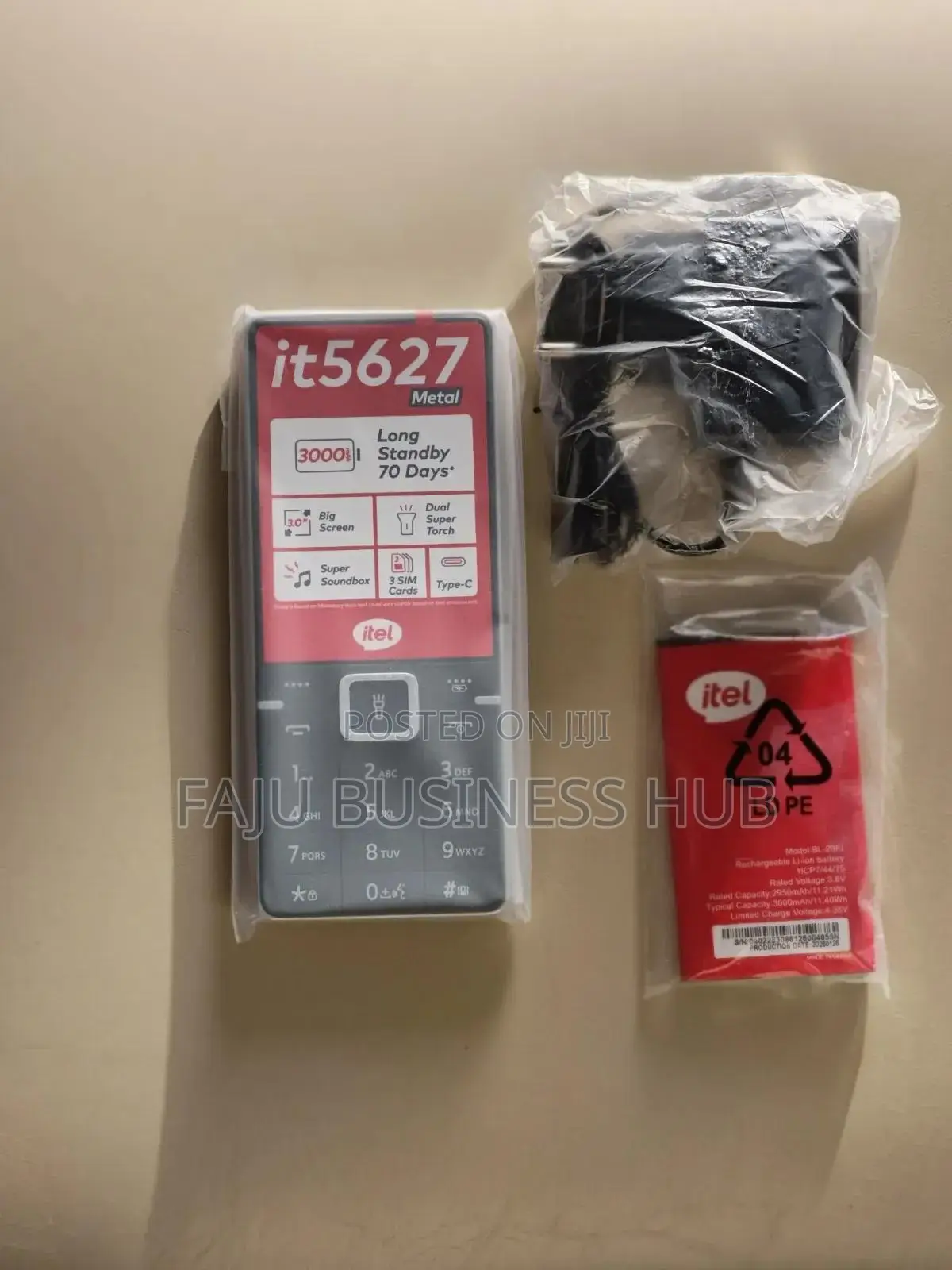 New Itel it5627 Black