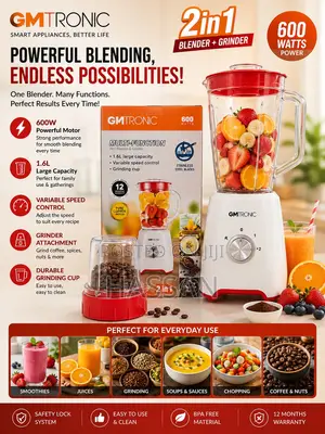 2in1 Blender 1.6Litres