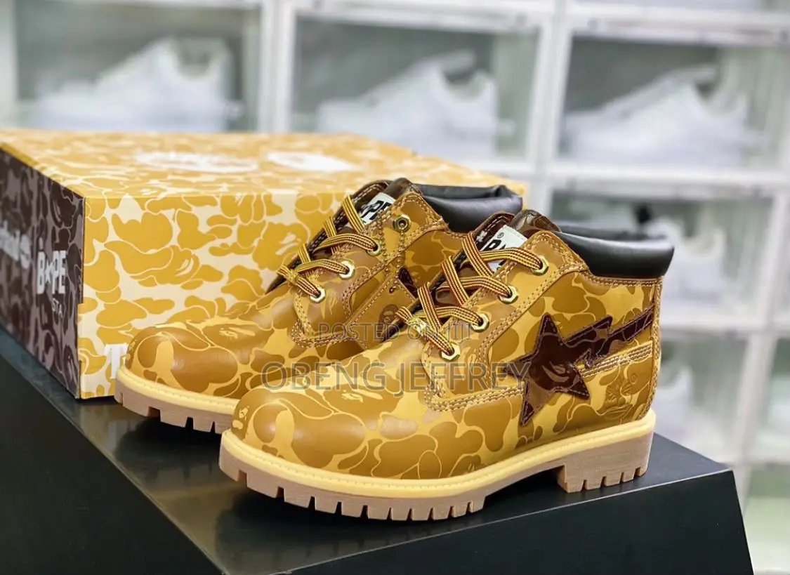 Original Timberland Bape Chukker Boots