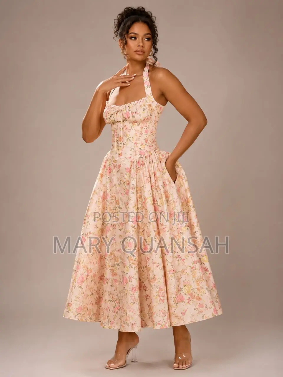 Flowres Straight Dress Available
