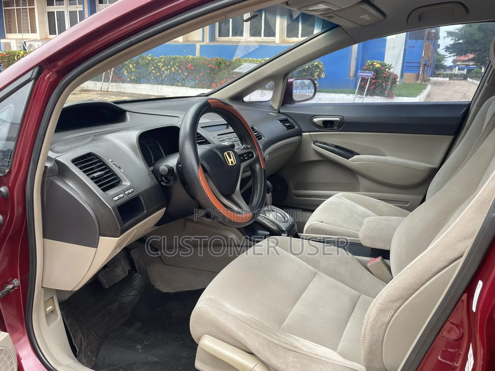 Honda Civic 1.8 5 Door Automatic 2010 Burgundy